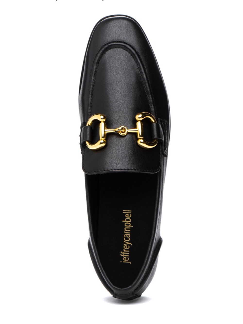 JEFFREY CAMPBELL VELVITEEN LOAFER BLACK LEATHER - Picture 5 of 10